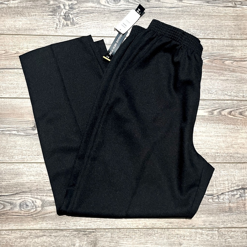Nwt  black stretch waist fancy pants size 14